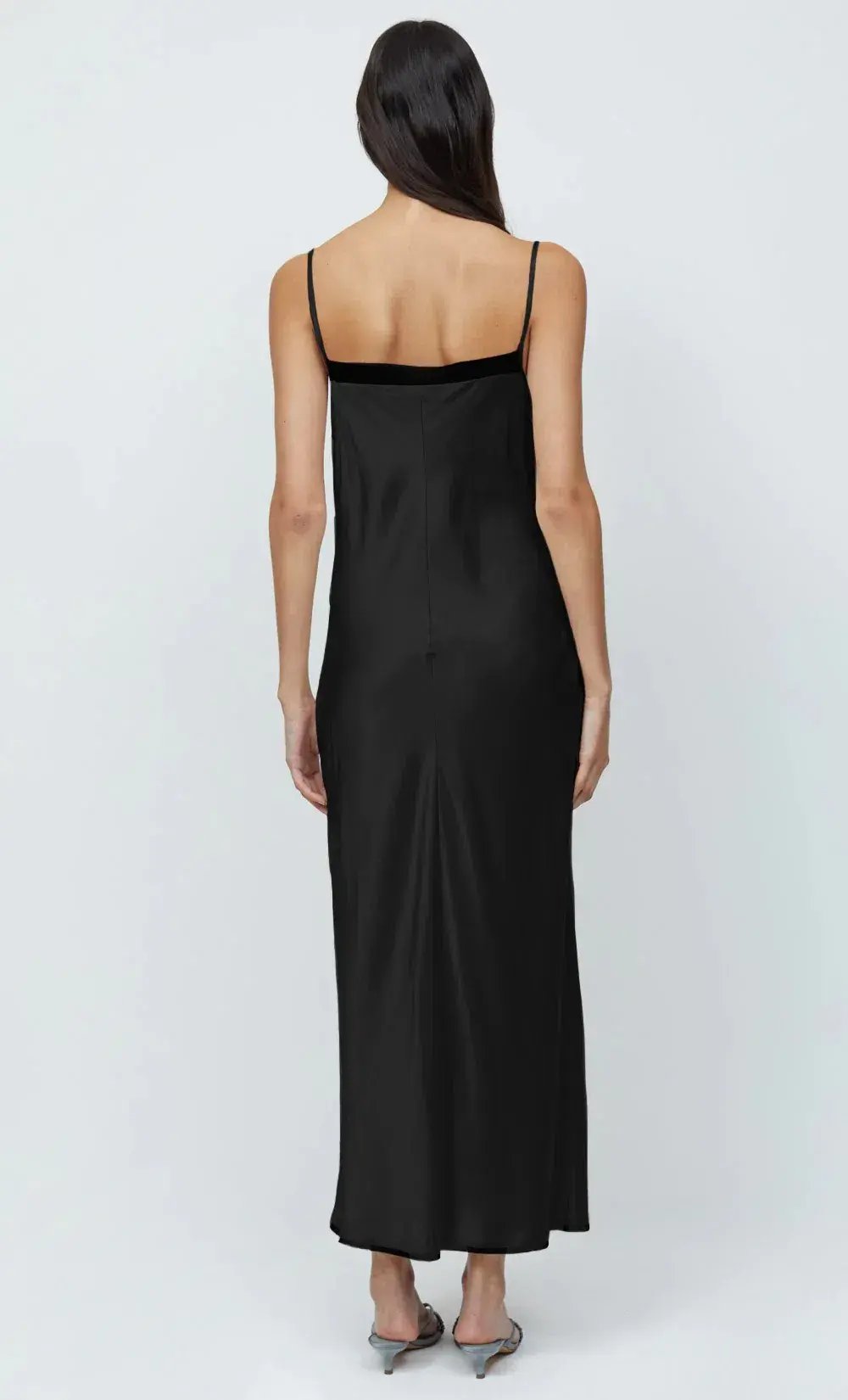 Bec & Bridge Helena Silk Strappy Dress Black Size AU 10 photo 2