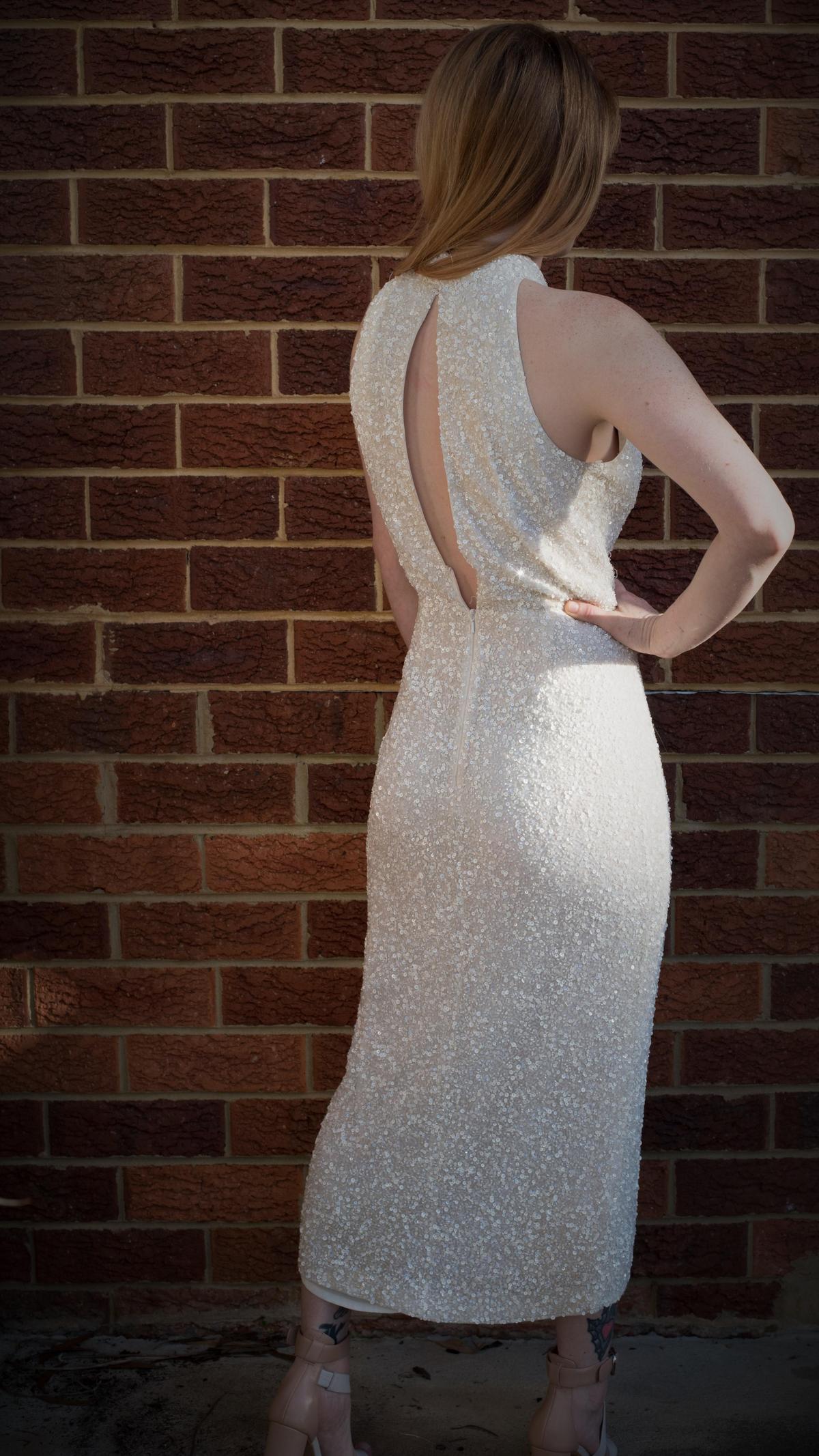 Rachel Gilbert Zali Dress White Size AU 6 photo 2