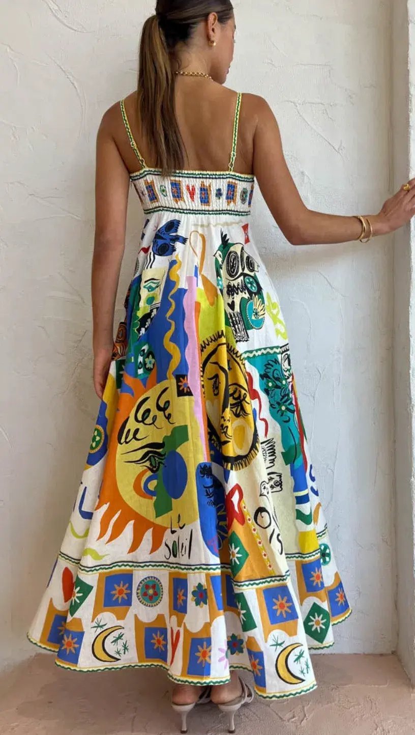 Alemais Soleil Sundress Multi Size AU 6 photo 5