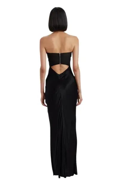 Bec & Bridge Halle Strapless Dress in Black Size Au 10 / M photo 3