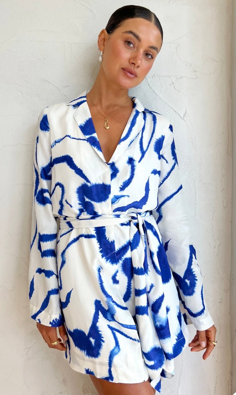 Sovere Tidal mini dress - Blue Tide photo 2