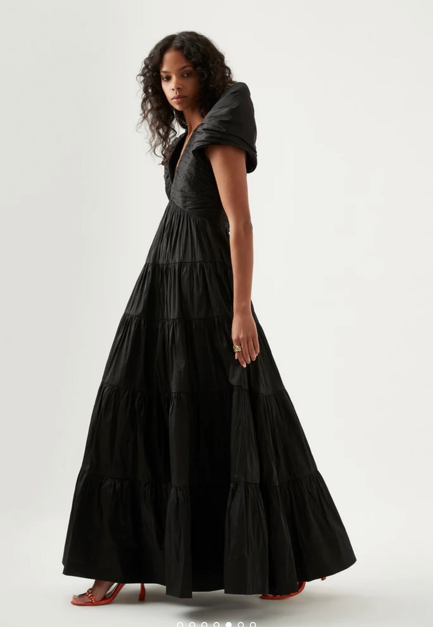 Aje Statuesque Tiered Gown photo 3