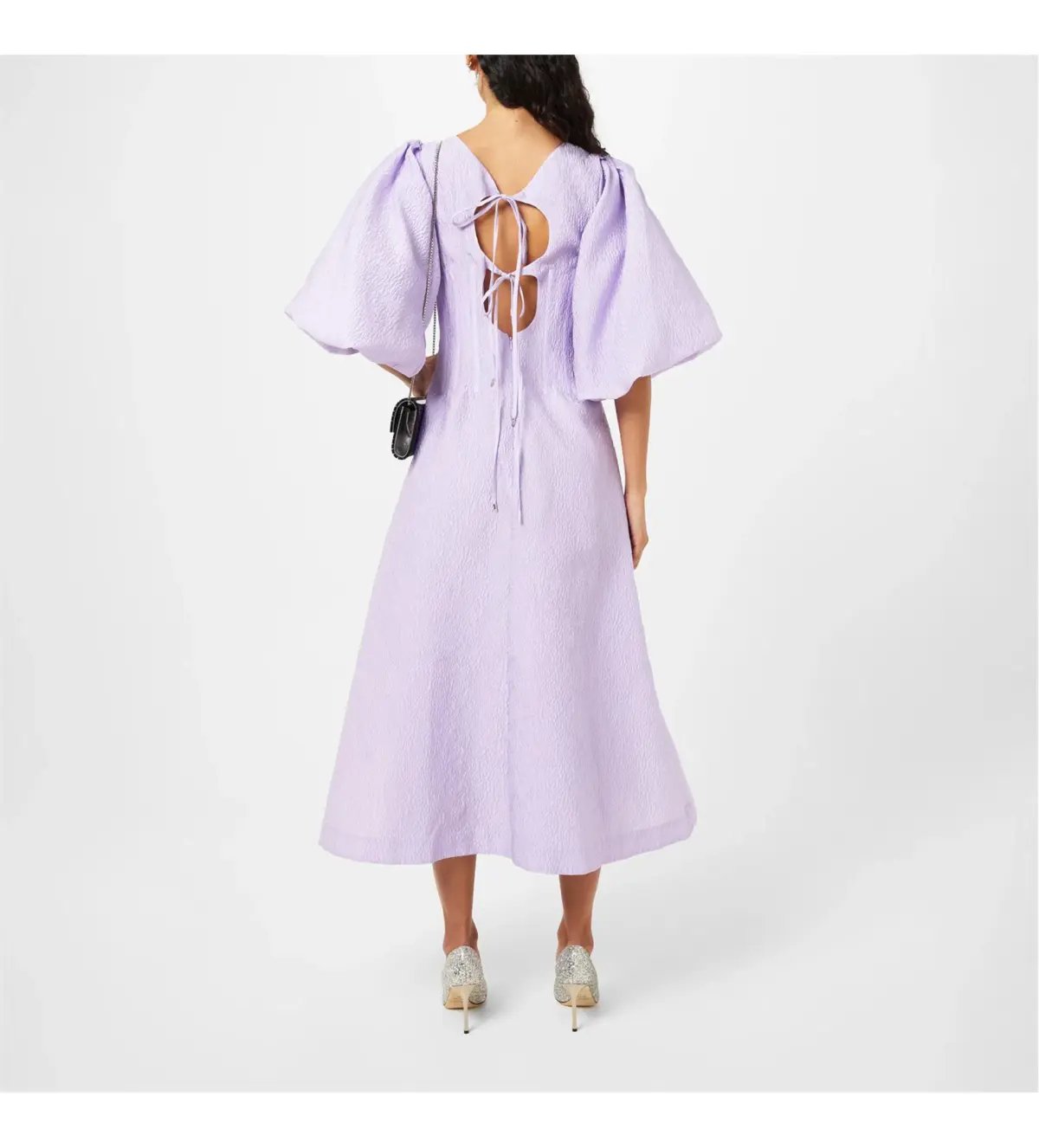 Rachel Gilbert Emiko Dress Lilac Size 16 photo 3