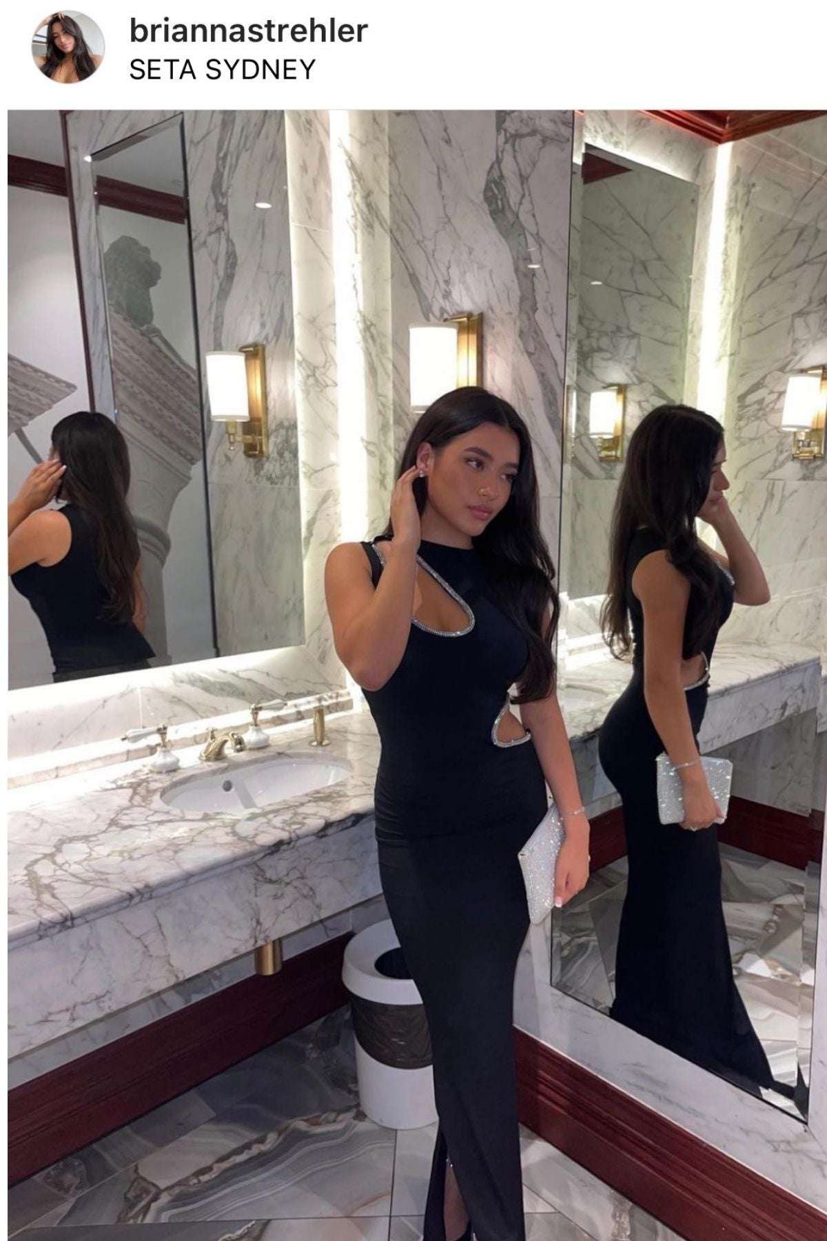 Vivia Dress in Black photo 3