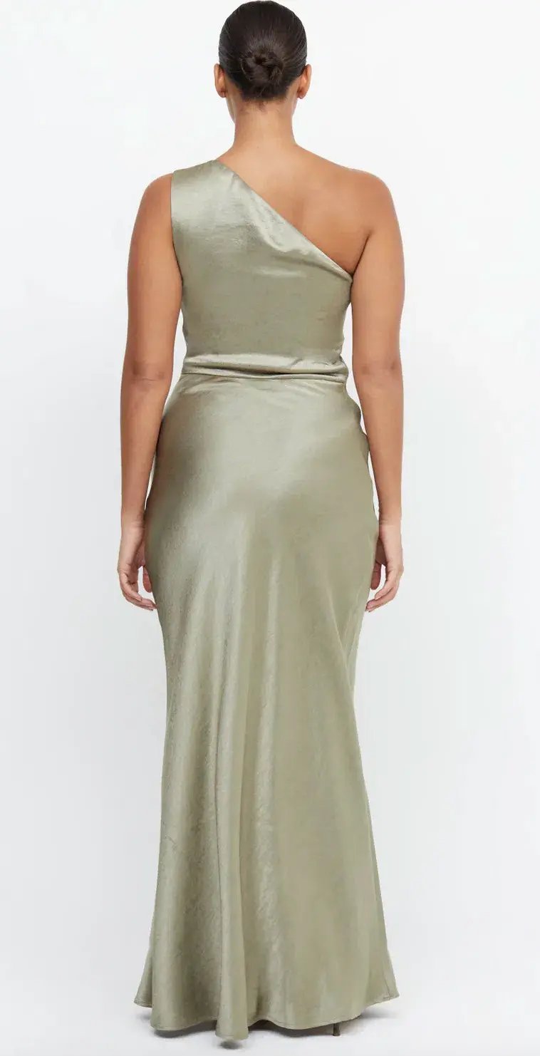 Bec & Bridge The Dreamer Asym Dress Sage Size 8 photo 2