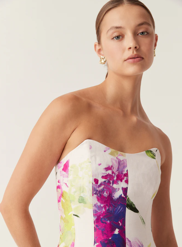 Aje Victoria Gown Wild Hydrangea photo 3