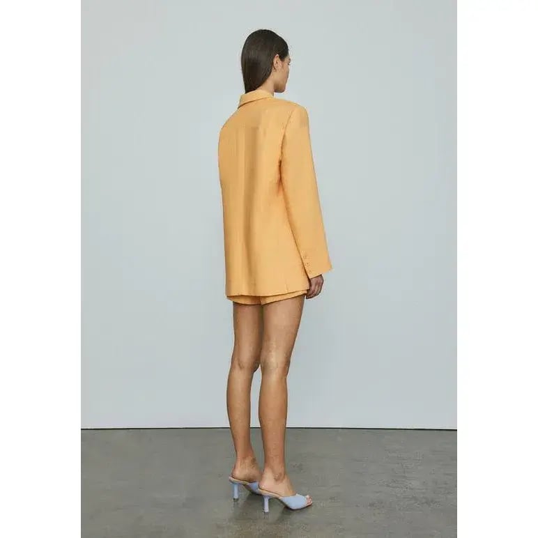 Viktoria and Woods Capulet Blazer Lava Bralette & Dawson Shorts Set Yellow Size 2 photo 4