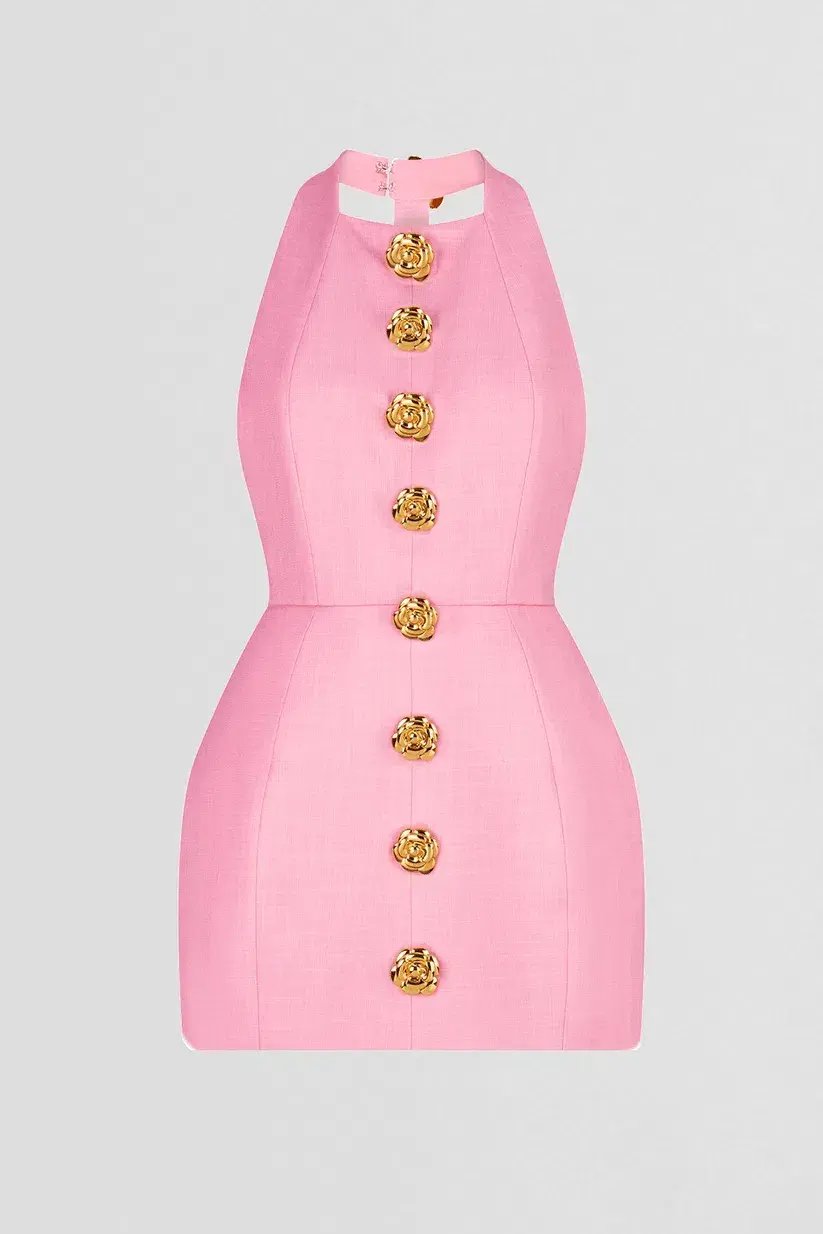 Atoir Tiffany Mini Dress Pink Size 10 photo 3