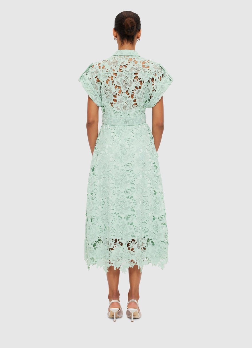 Leo Lin Audrey Lace Midi Dress photo 2