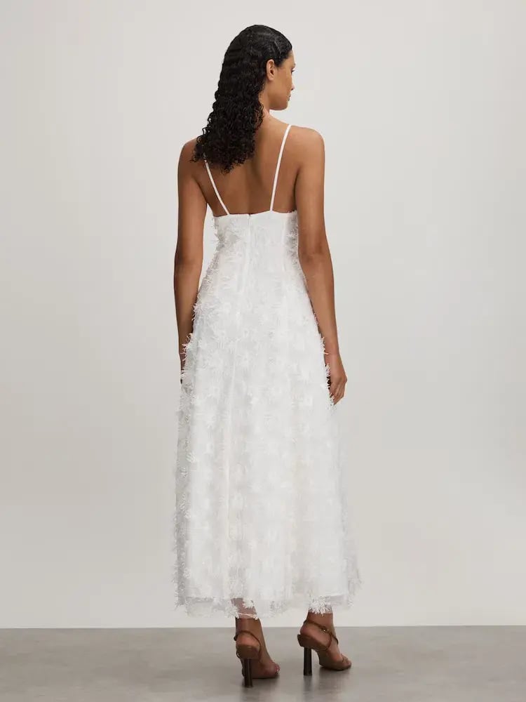 ANNA QUAN Stella Dress in Dandelion White 8 photo 2