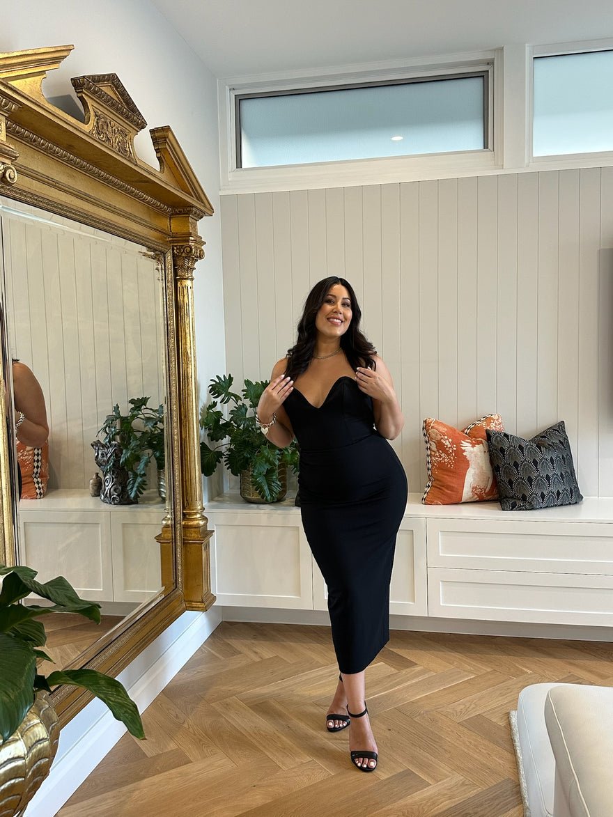Effie Kats Black Plunge Dress photo 2
