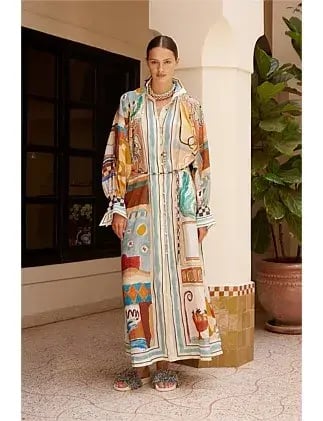 Alemais MICHELLE SHIRTDRESS Multi Size 8 photo 4