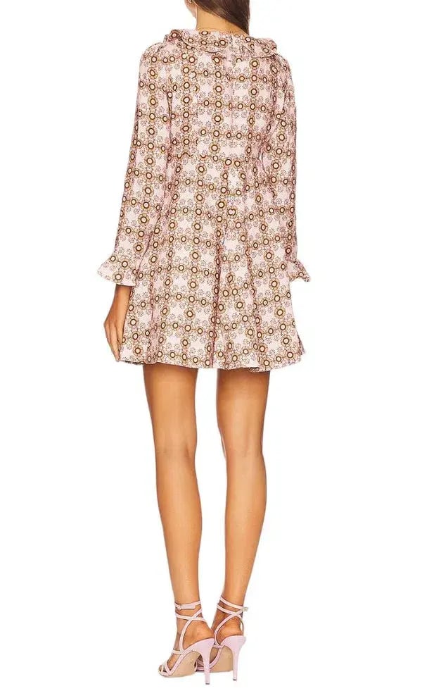 Zimmermann Daisy Mini Dress Floral Size 1/Au 10 photo 2