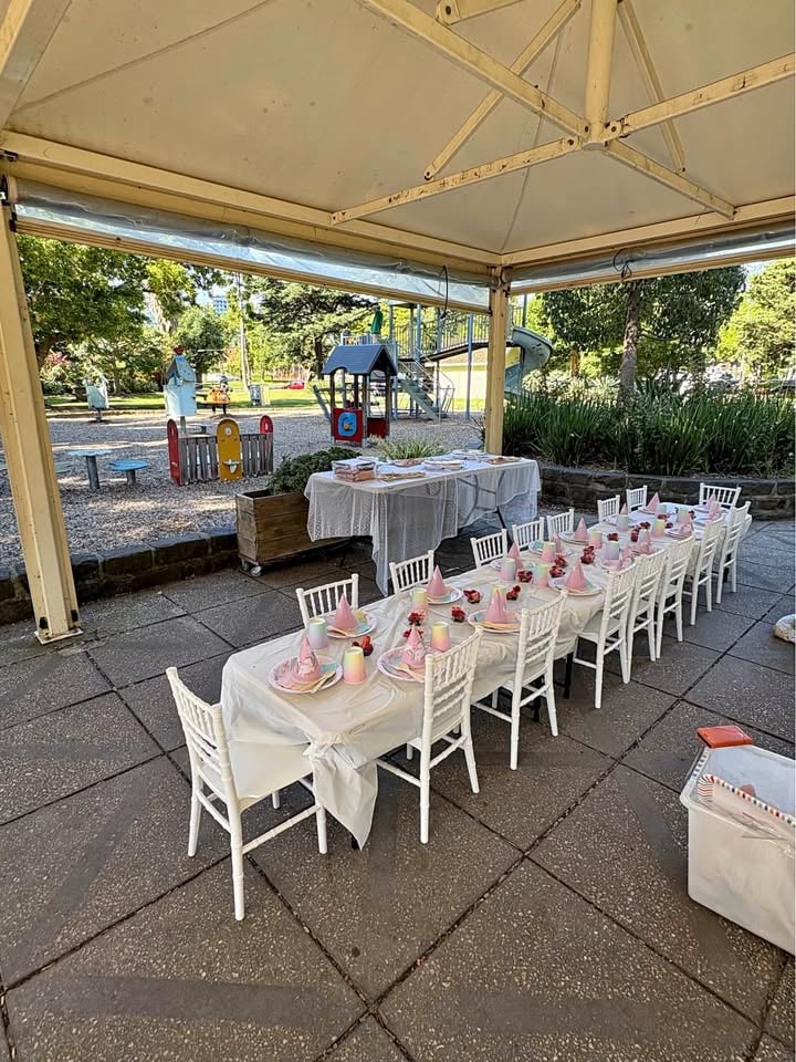 Kids party/event chairs and tables for hire- Tiffany chairs and folding trestle tables HIRE ONLY photo 6