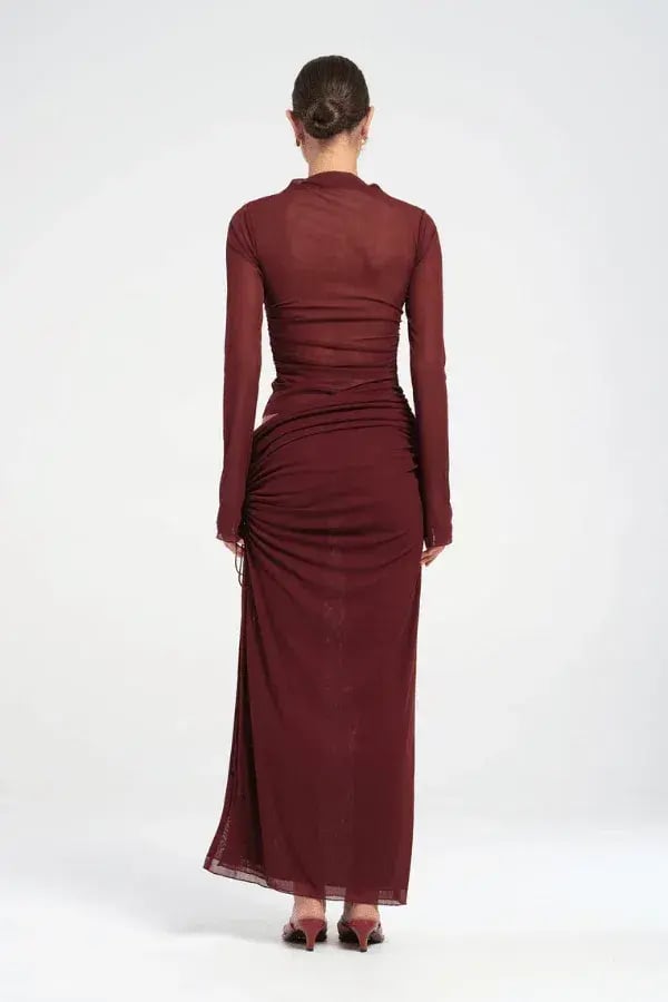 Benni - Mable Maxi Dress - Plum - Size 6 photo 3
