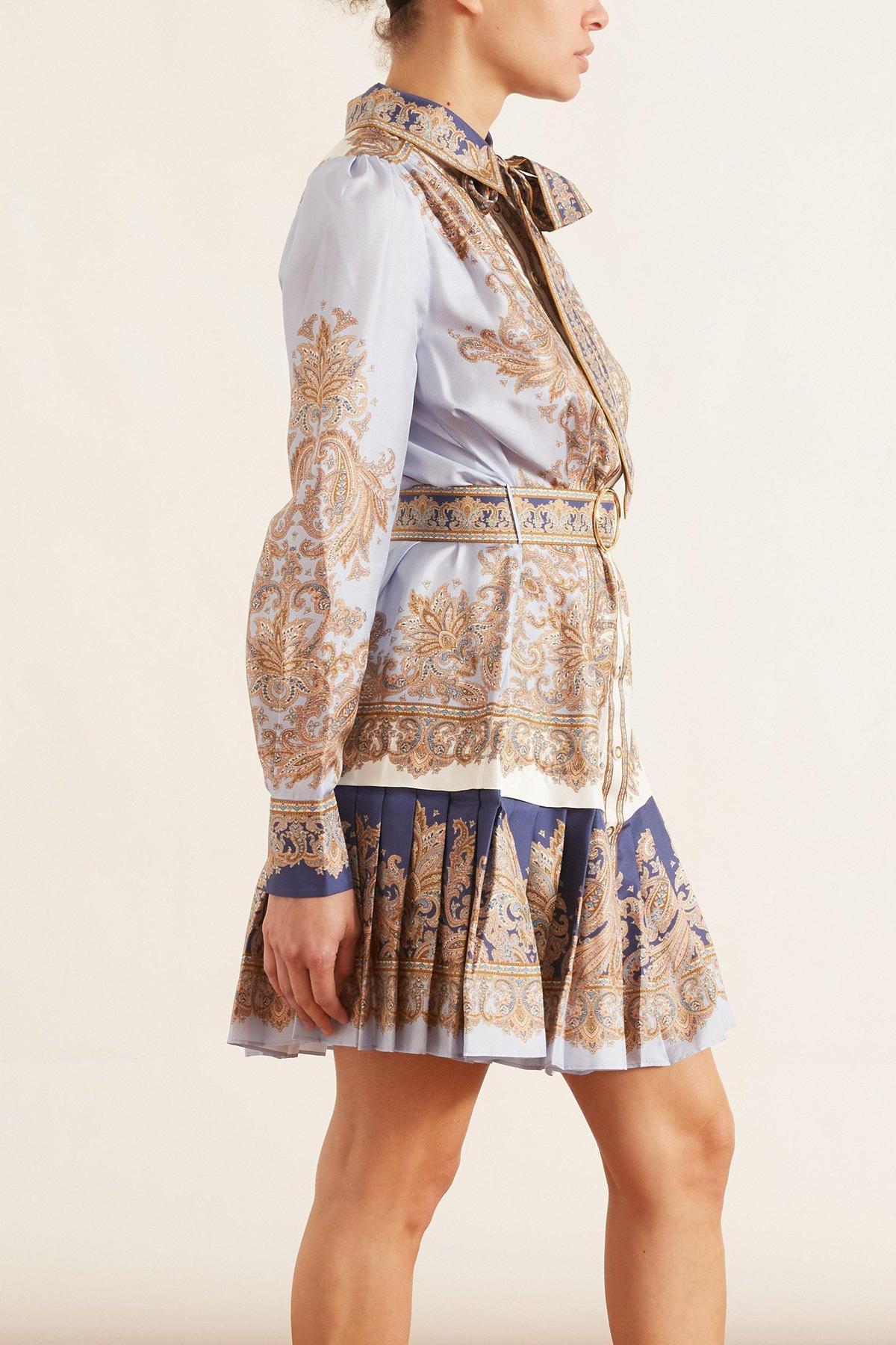 Zimmermann Luminous Paisley Mini Dress Print Size 0/Au 8 photo 3