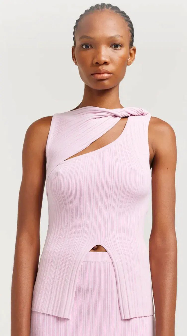 Henne Romee Knit Set Musk Pink Size 10 photo 3