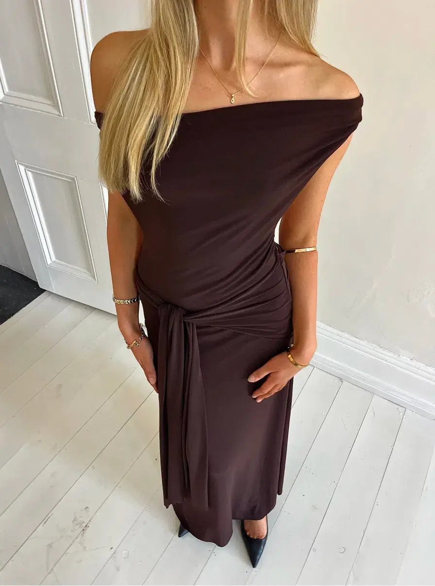 LaMarie Nadia Maxi Dress Brown Size S / AU 8 photo 4