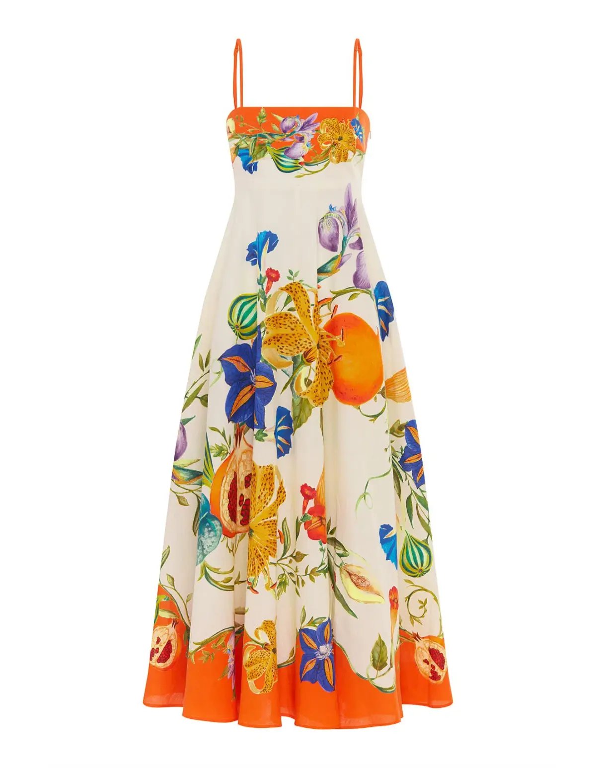 Alemais Flores Midi Sundress Multi Floral Size 10 photo 5