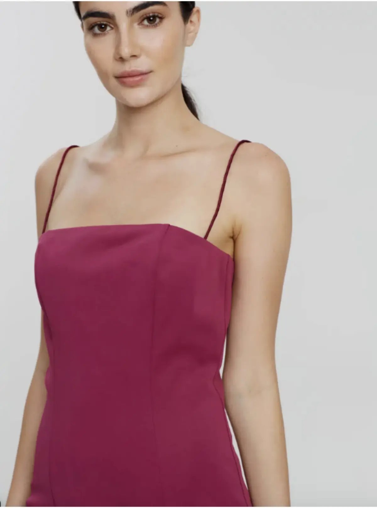 Misha Sophie Midi Dress Wine Size AU 12 photo 4