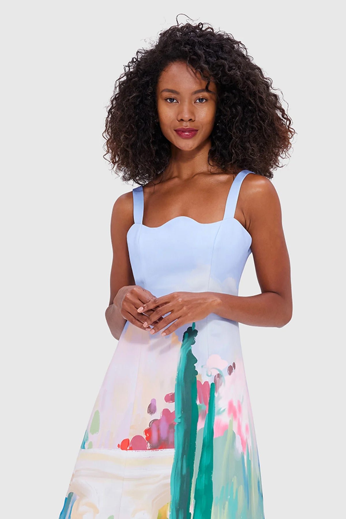 LEO LIN ODETTE MIDI DRESS - JARDIN PRINT photo 6