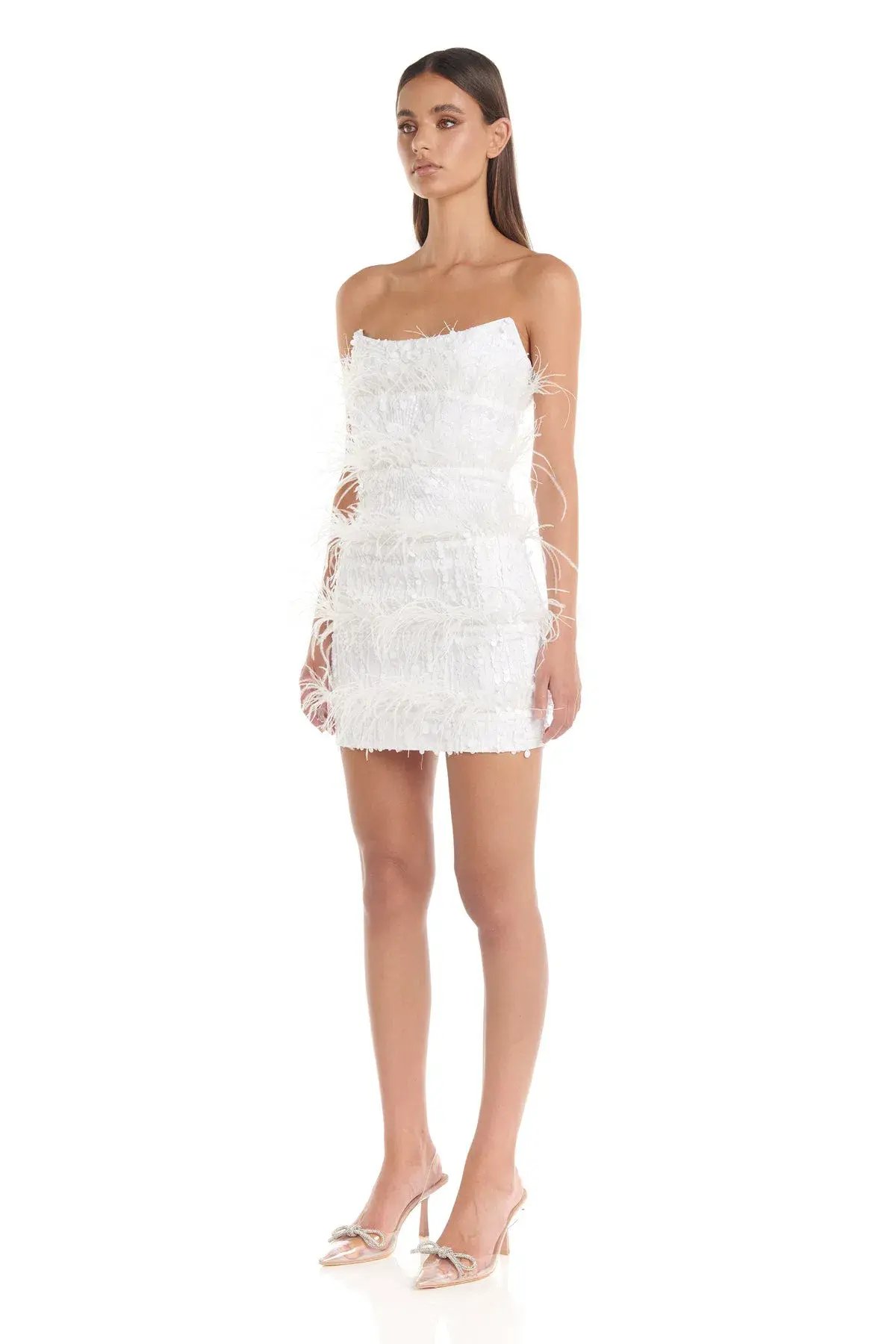 Eliya the Label The Tiffany Dress White Size XS/Au 6 photo 2
