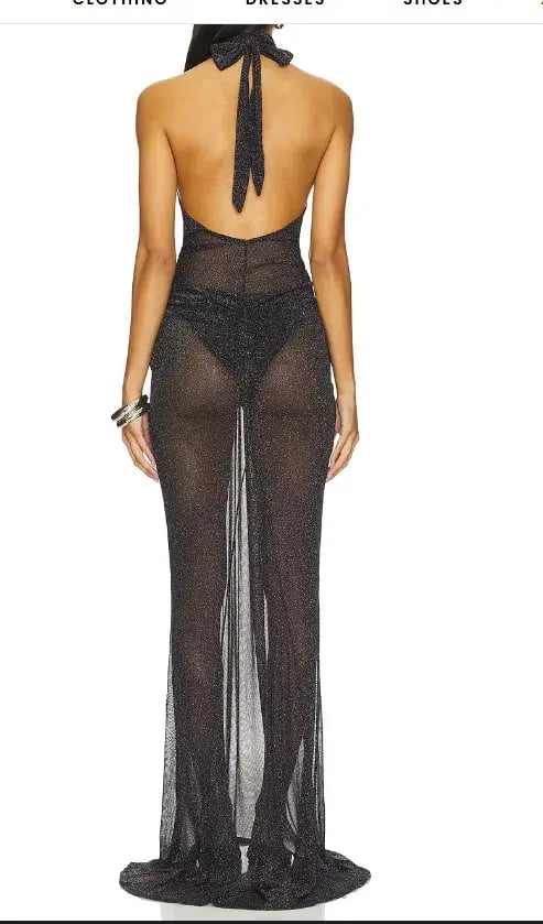 NBD The Alessandra Gown Maxi Black Size AU 10 photo 3