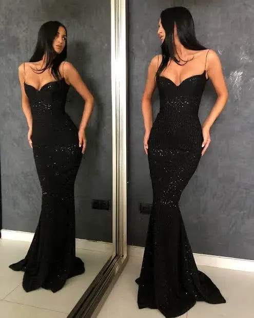 Lia Stublla Saskia Gown Black Size 6 photo 2