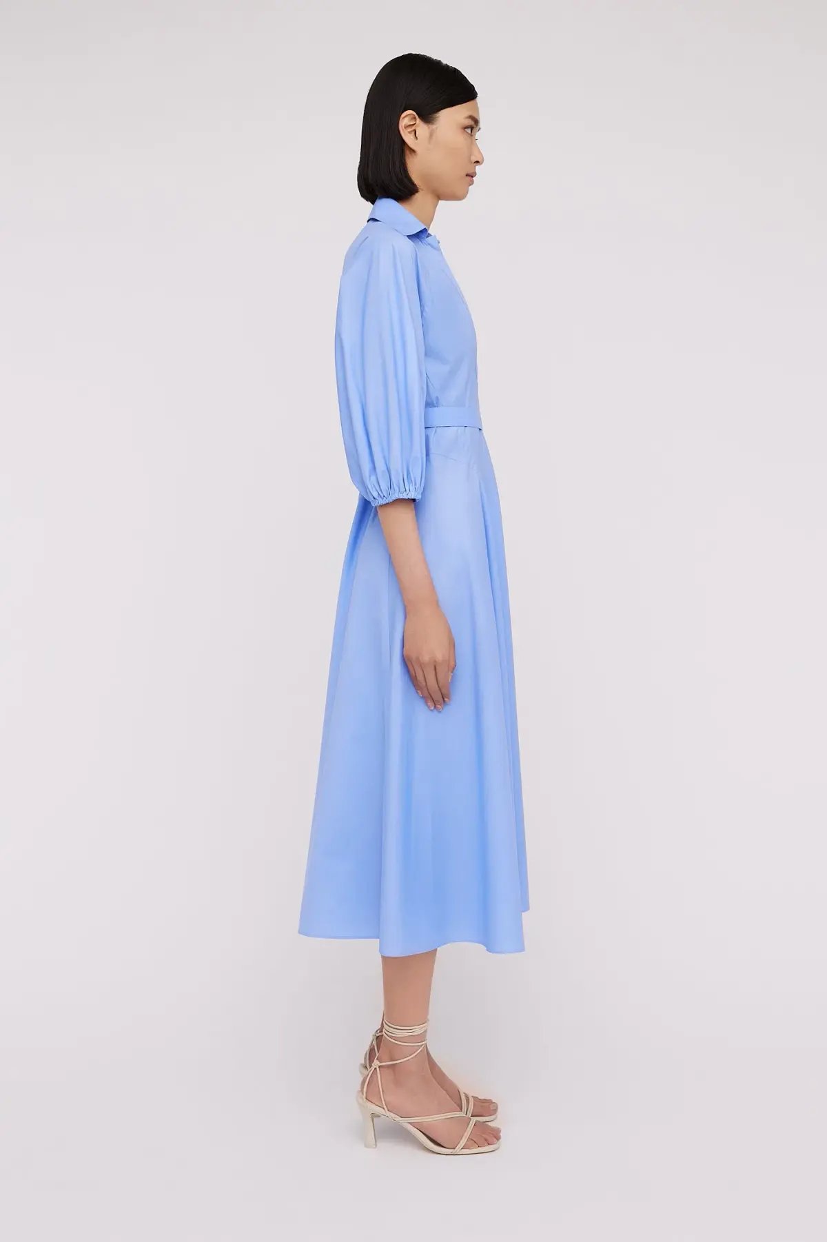 Scanlan Theodore Parachute Shirt Dress in Blue Size 10 photo 2