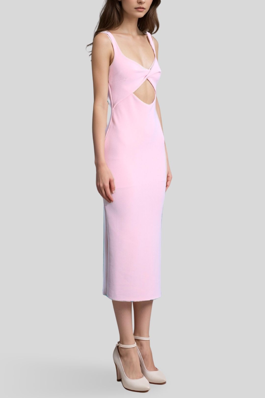 Joelle Midi Dress - Guava photo 2