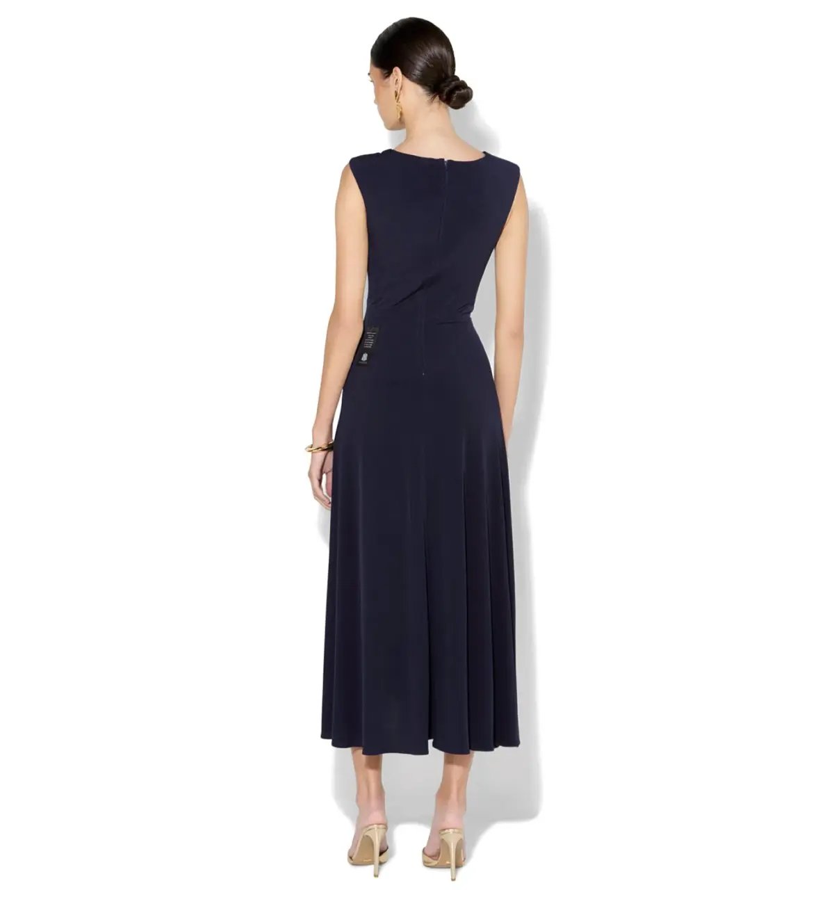 Montique Mia Jersey Midi Dress Navy Size 12 photo 4