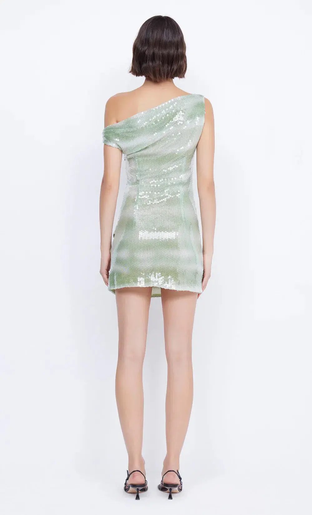 Bec & Bridge Brydie Asym Mini Dress Mint Ombre Size 8 / AU 8 photo 4