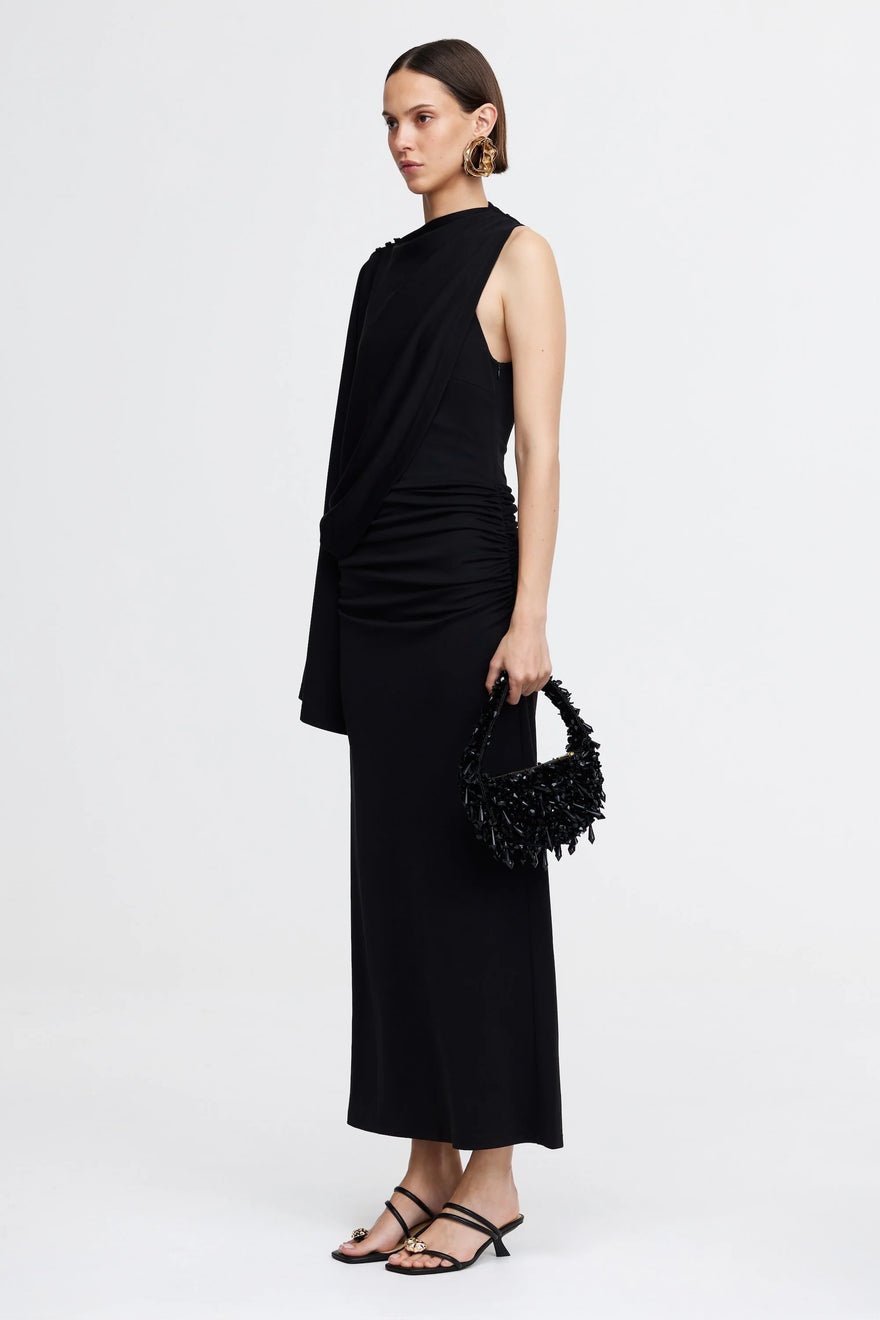 Acler Odder Midi Dress - Black photo 2