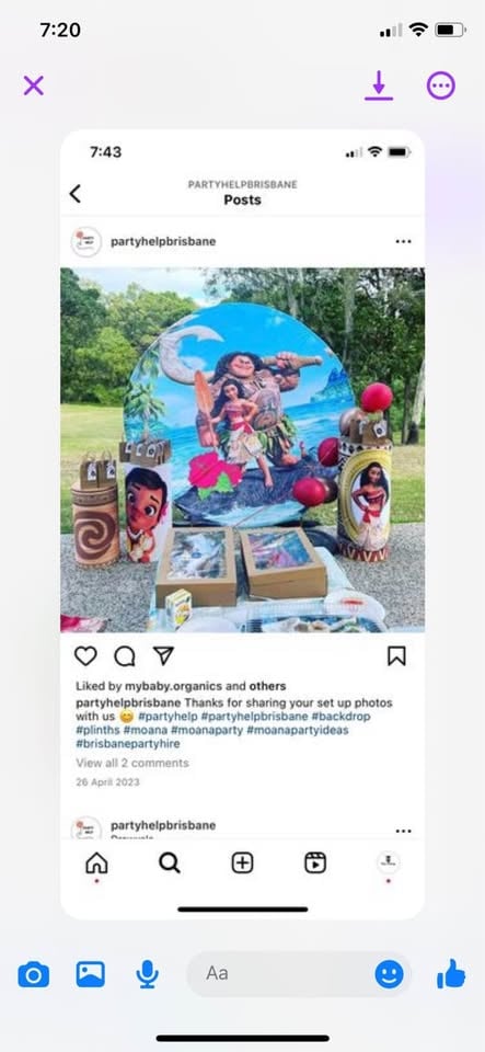 Moana theme for hire at $150 photo 6