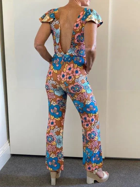 Dodo Bar Or Jenny Jumpsuit Print Size 8 photo 4