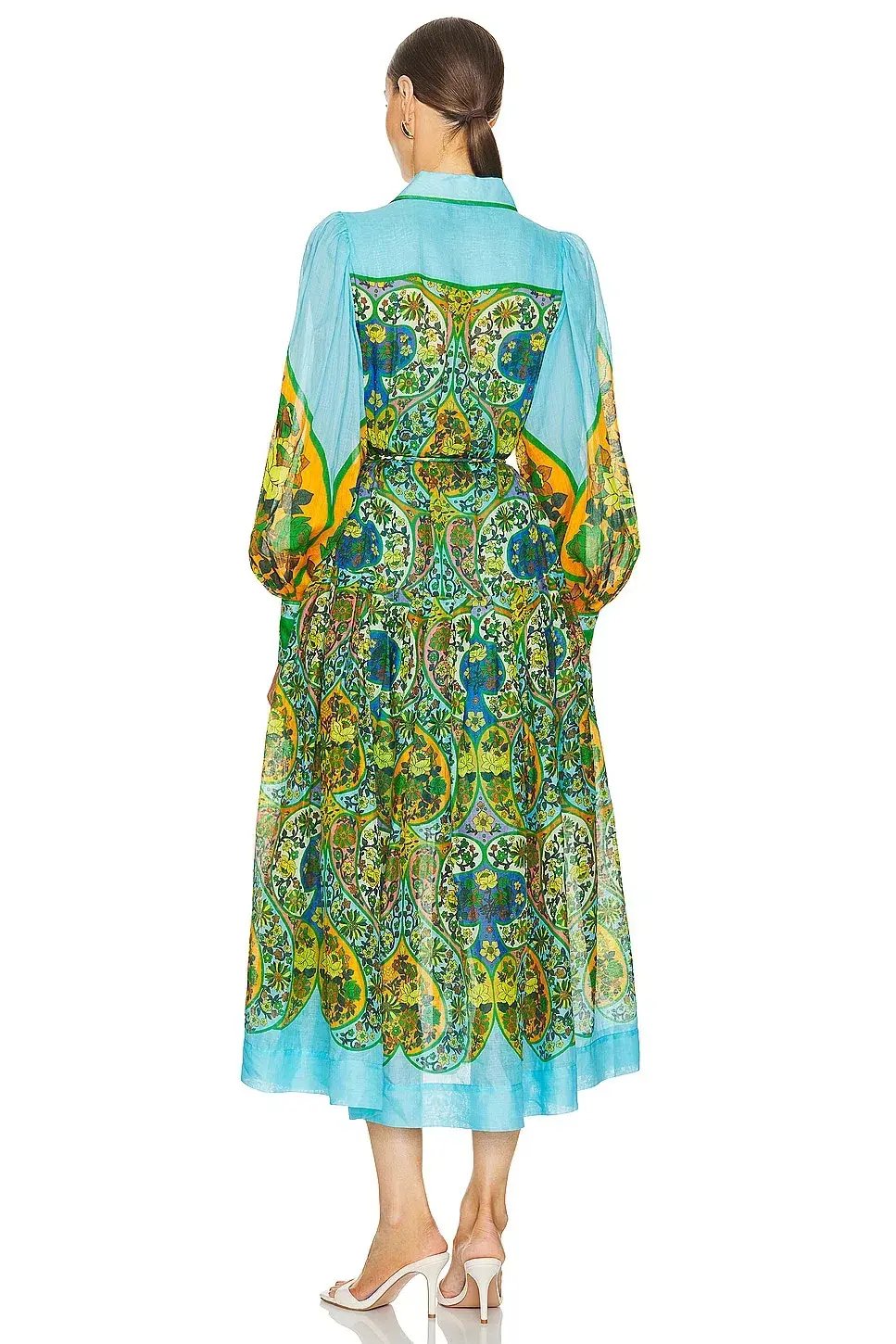 Alemais Sofie Shirtdress Maxi Multi Size 12 photo 3