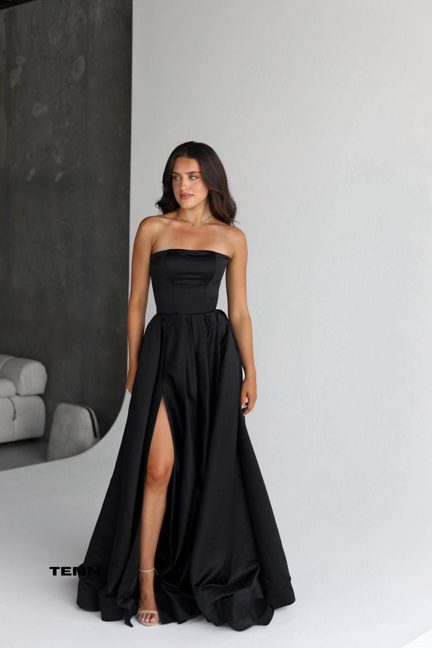 Lia Stublla Rosa Gown - Black photo 4