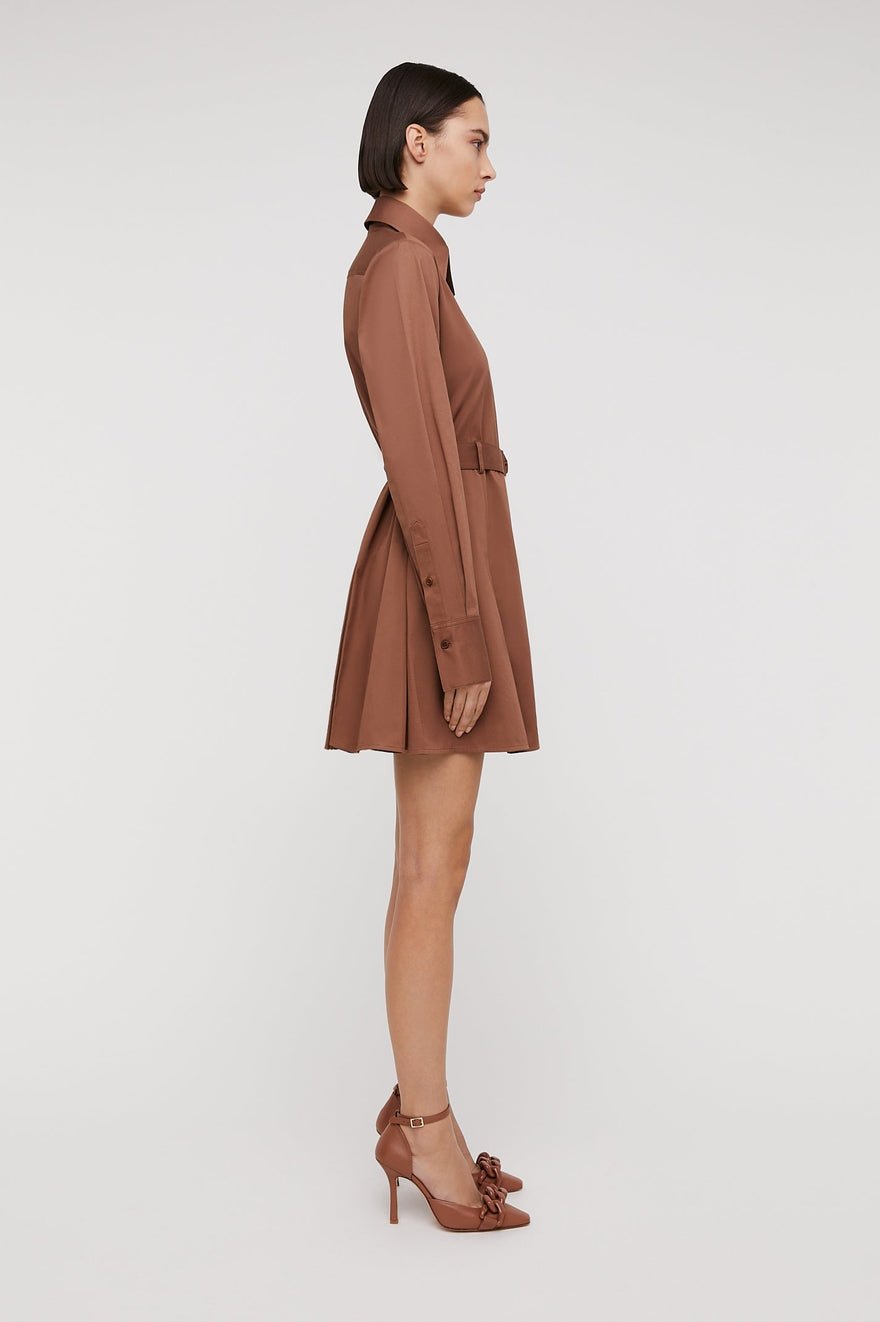 Scanlan Theodore Sateen Pleat Dress photo 2