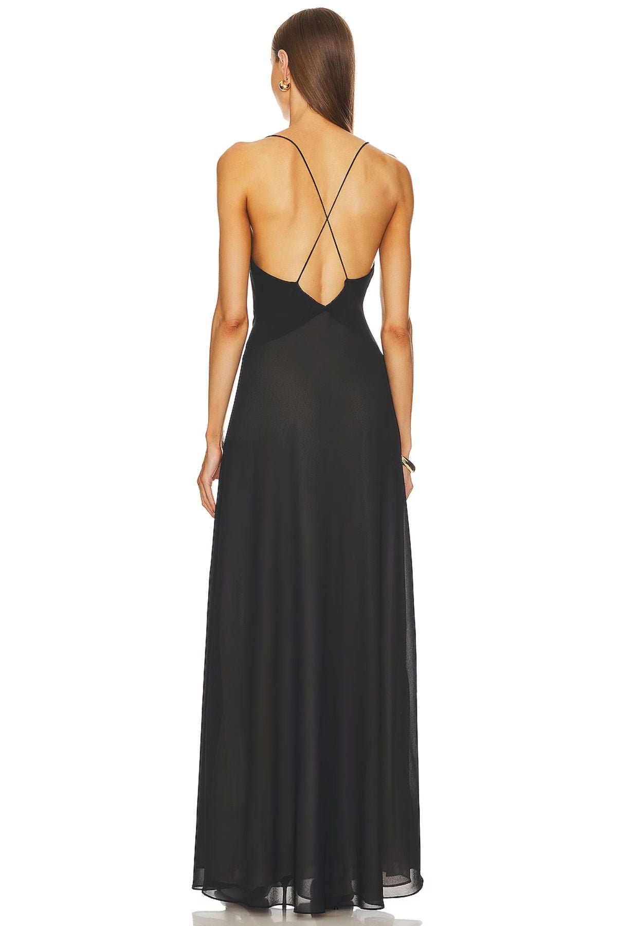 Slip Dress in Black photo 2