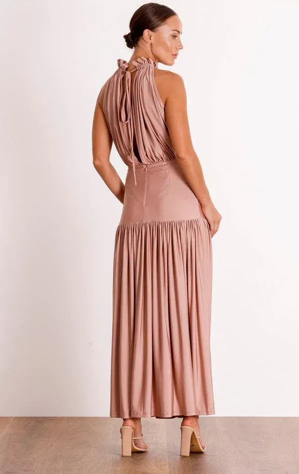 Pasduchas Two's Company Midi Dress in Peony Size AU 12 photo 4
