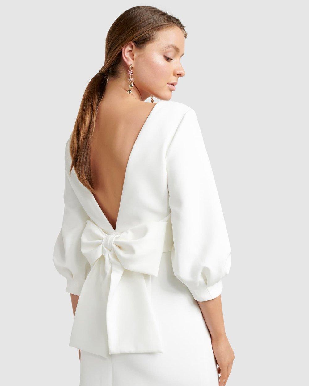 White mini hens dress photo 4