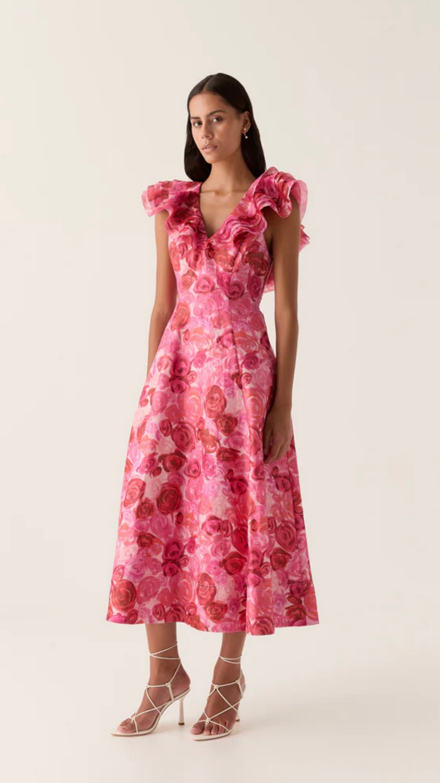 AJE Enchanted Plunge Midi Dress photo 2