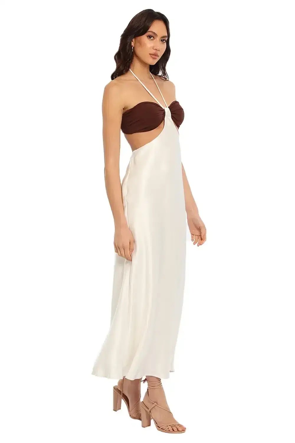 Bec & Bridge Nadia Cut Out Dress White Size 10 photo 2