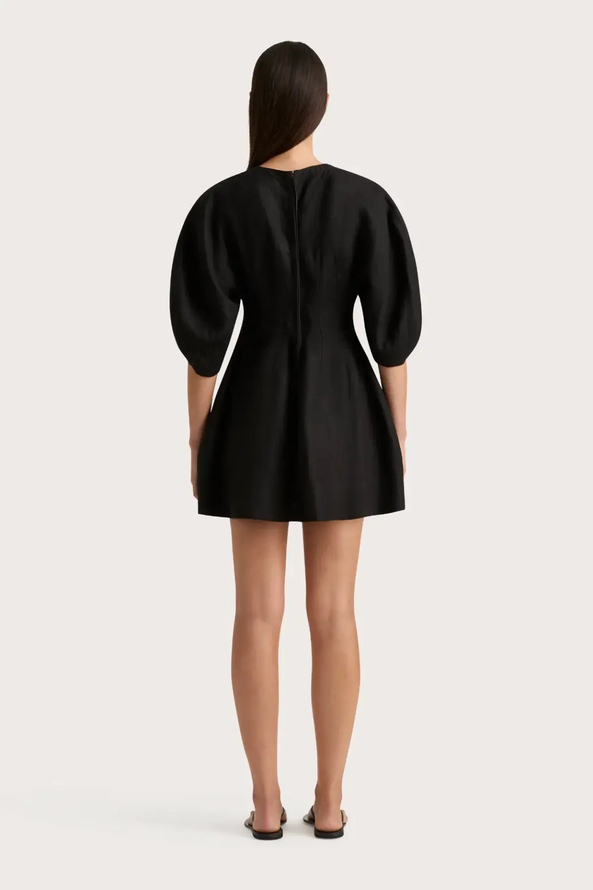Faithfulll Soleil Mini Dress Black Size 8 photo 3