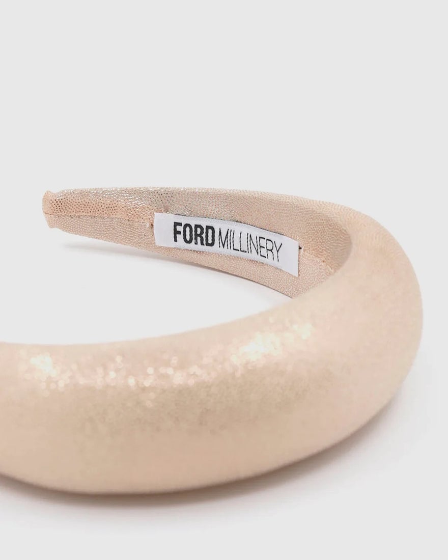 Ford Millinery Monica Headband - Rose Gold photo 2