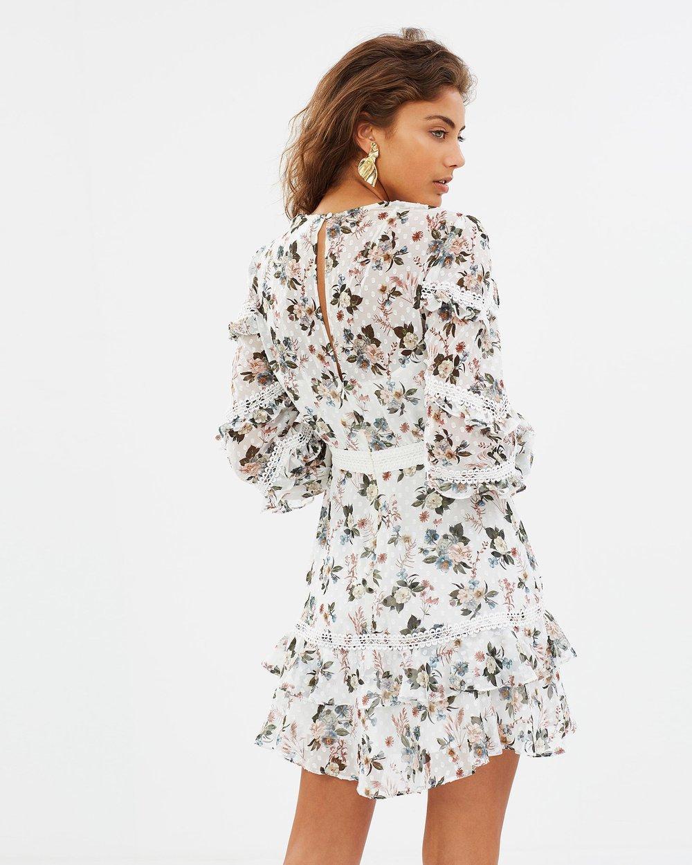 Talulah Reminisce Mini Dress Floral Size 10 photo 3