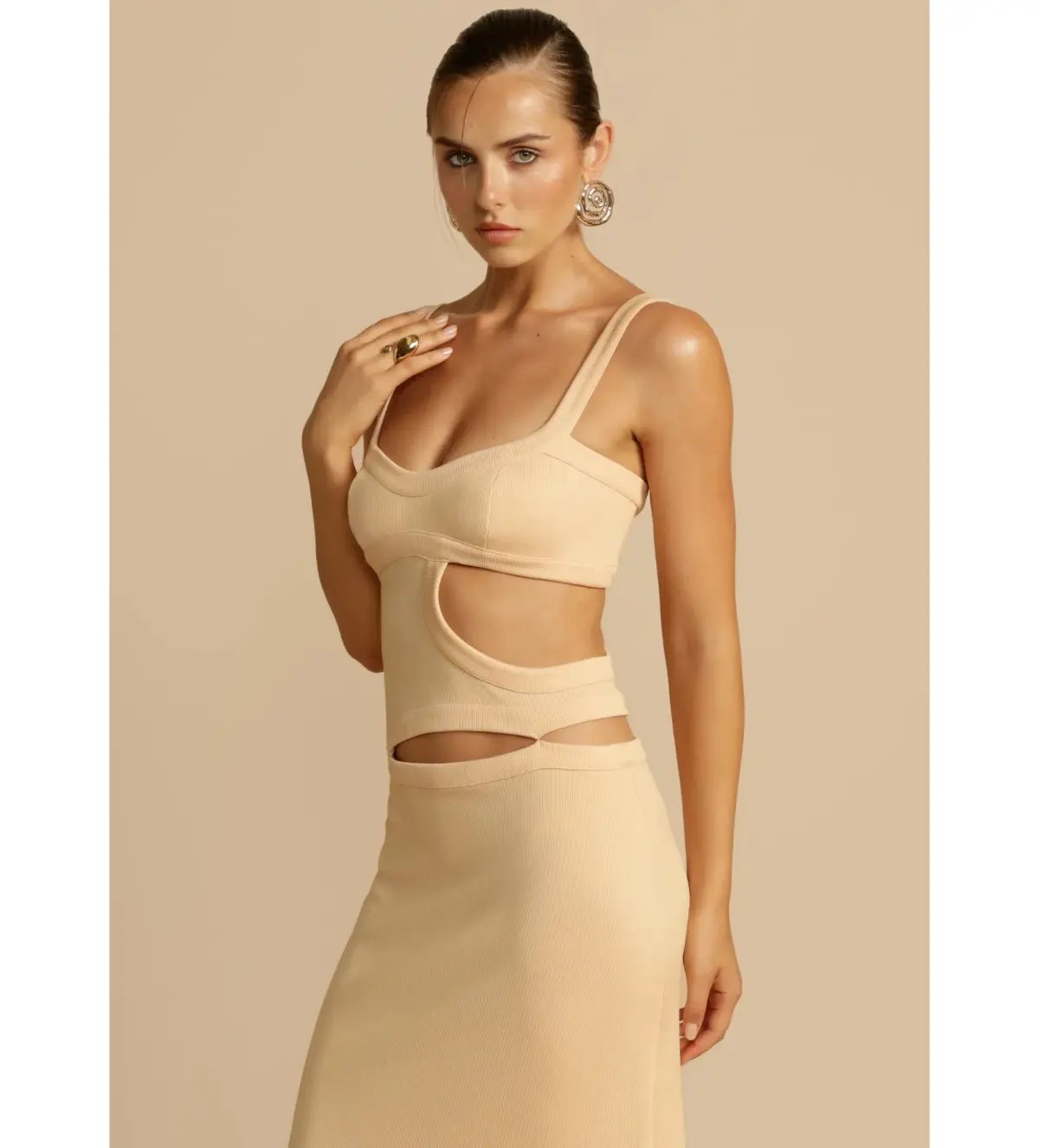 Arcina Ori Jetta Maxi Dress Butter Size AU 10 photo 4