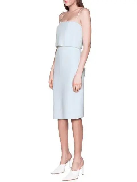 Dion Lee Blue Column Midi Dress Blue Size AU 6 photo 2