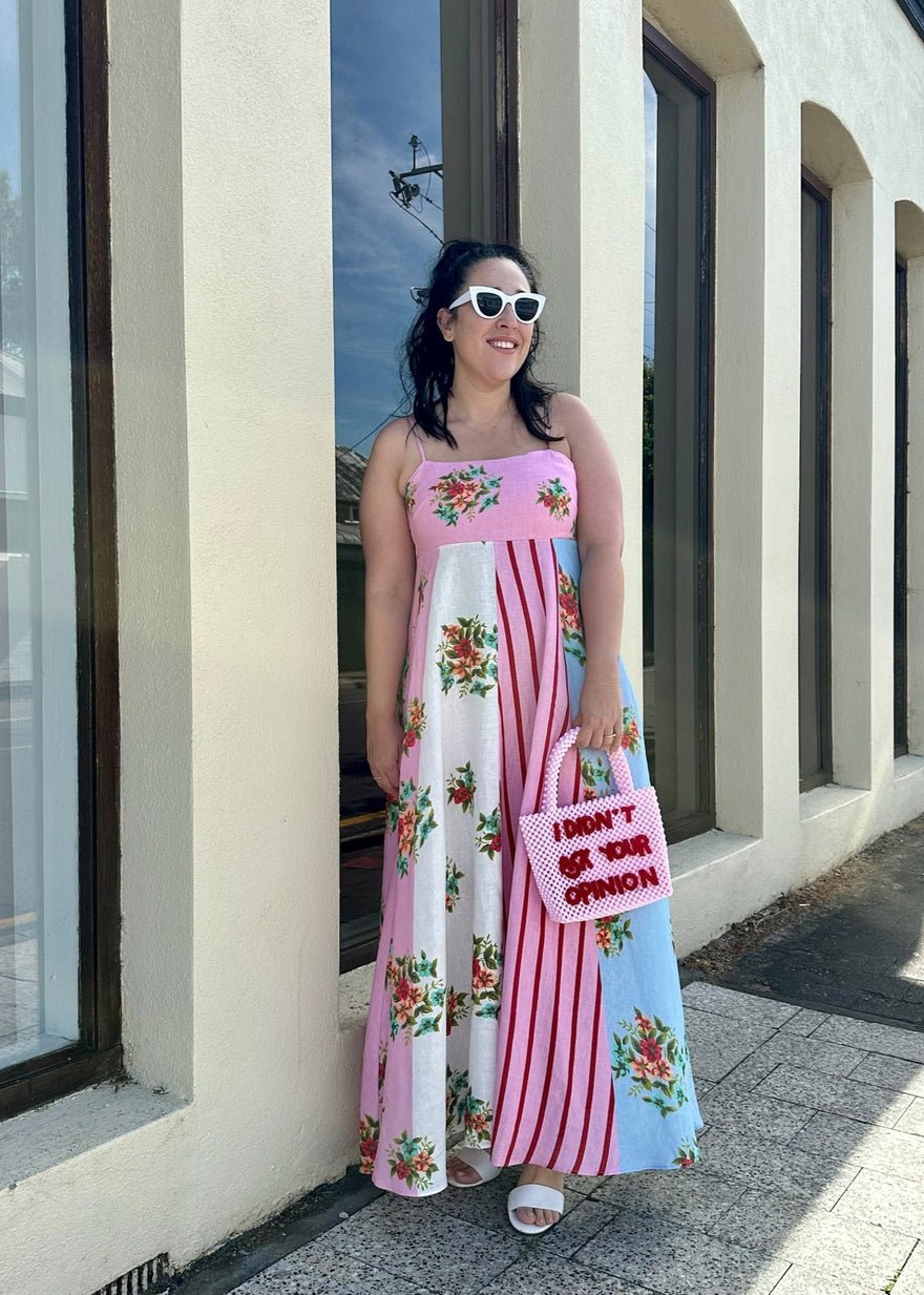Aston Studio Rue Dress In Multi Bouquet photo 3