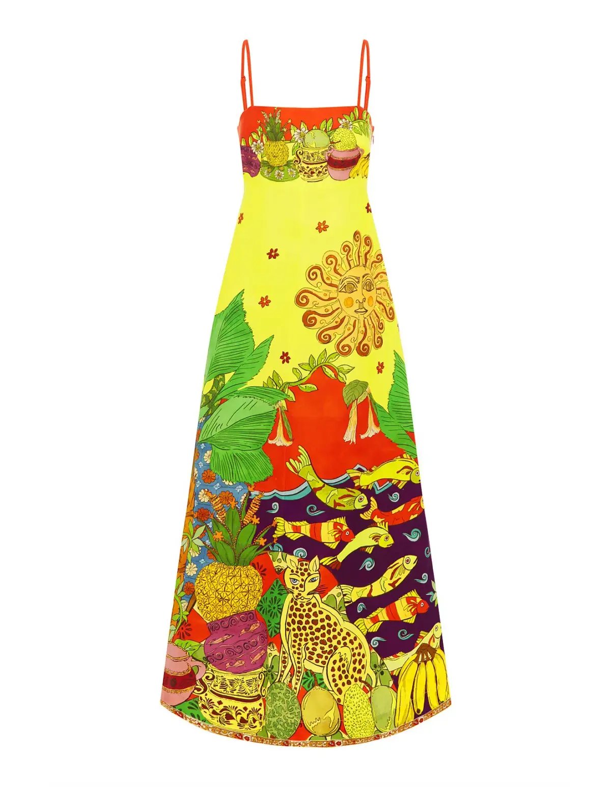 Alamais Tiger Day Dress Multi Size AU 6 photo 3